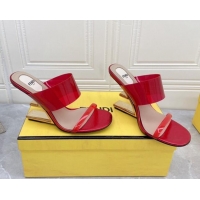 Duplicate Fendi First TPU High-heeled Sandals 9.5cm Heel Red 0420083