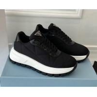 Purchase Prada Quilted Leather Sneakers Black 0425131