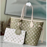 Low Cost Louis Vuitton NEVERFULL MM M46103 Khaki Green