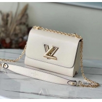 Well Crafted Louis Vuitton TWIST MM M59686 Cream