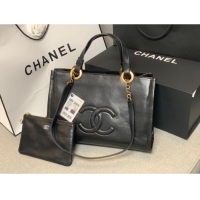 Reasonable Price Chanel Sheepskin Shoulder Bag AS3128 black