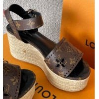 Trendy Design Louis Vuitton Starboard Wedge Sandal with 10cm Heel Monogram 0518057