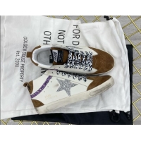 Sophisticated Golden Goose GGDB Mid Star Sneakers Brown/White 052101