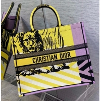 Top Quality DIOR BOOK TOTE BAG TOILE DE JOUY M1286-27 yellow