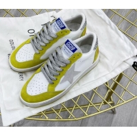 Good Quality Golden Goose GGDB Ball Star Sneakers White/Kiwi Green 052120