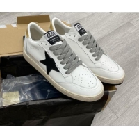 Luxury Golden Goose GGDB Leather Ball Star Sneakers White/Black 052121