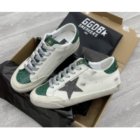 Unique Style Golden Goose GGDB Super-Star Sneakers White/Green 052135