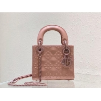 Good Taste MINI LADY DIOR BAG Cannage Calfskin C2815 pink