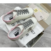 Good Quality Golden Goose GGDB Super-Star Sneakers White/Pink/Silver 052142