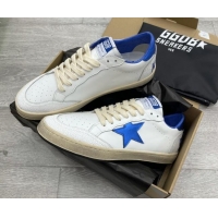 Stylish Golden Goose GGDB Ball Star Sneakers White/Blue 052143