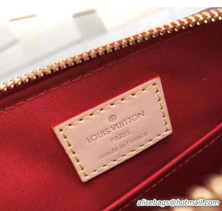 Top Grade Louis Vuitton Monogram Vernis Alma BB M91606 Red