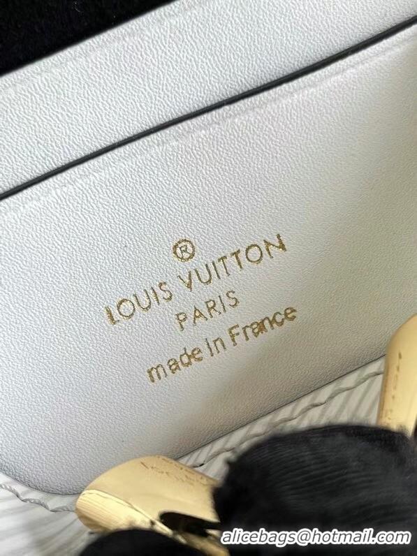 Sophisticated Louis Vuitton TWIST PM M59886 Black & white