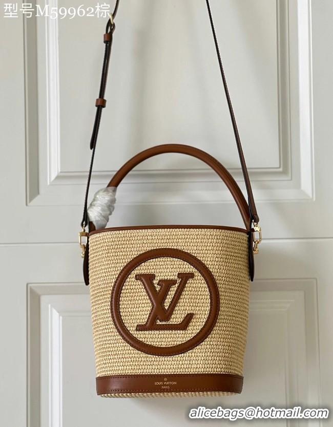 Durable Louis Vuitton PETIT BUCKET M59962 Caramel Brown