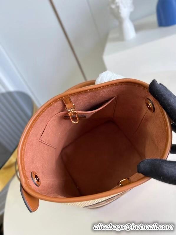 Durable Louis Vuitton PETIT BUCKET M59962 Caramel Brown