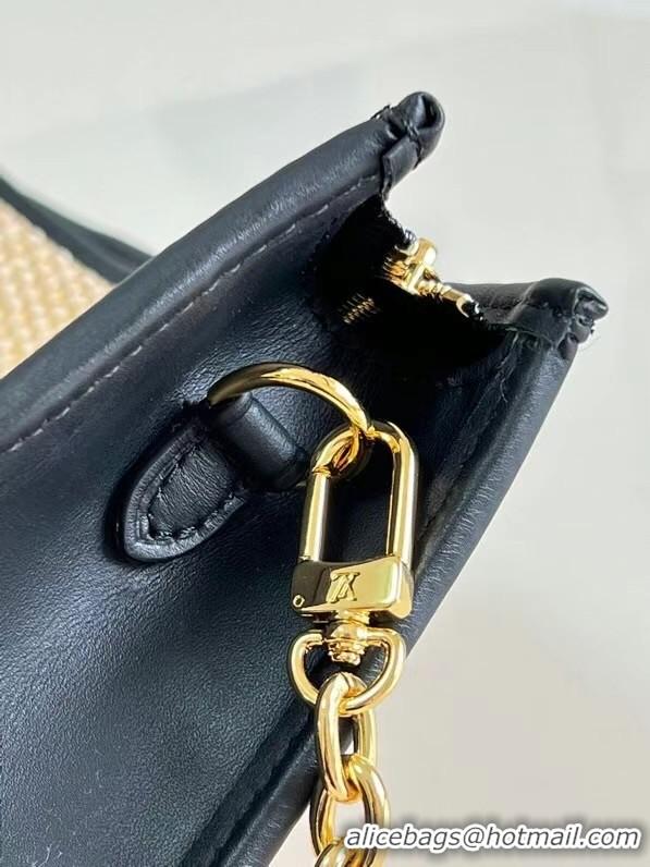 Top Design Louis Vuitton TOILETRY POUCH ON CHAIN M81366 black