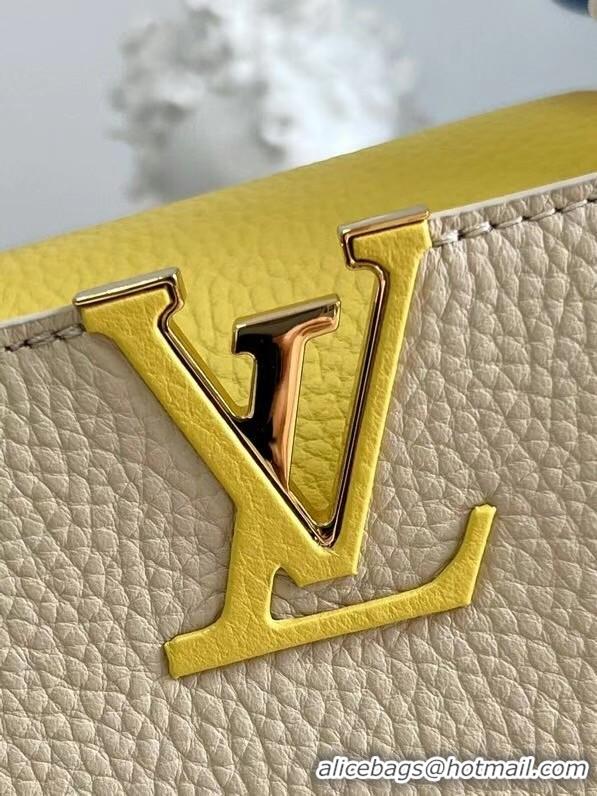 Sumptuous Louis Vuitton CAPUCINES BB M59882 Creme Beige