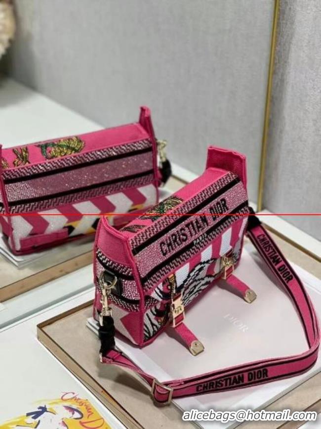 AAAAA DIOR BOBBY BAG Embroidery C0803 pink