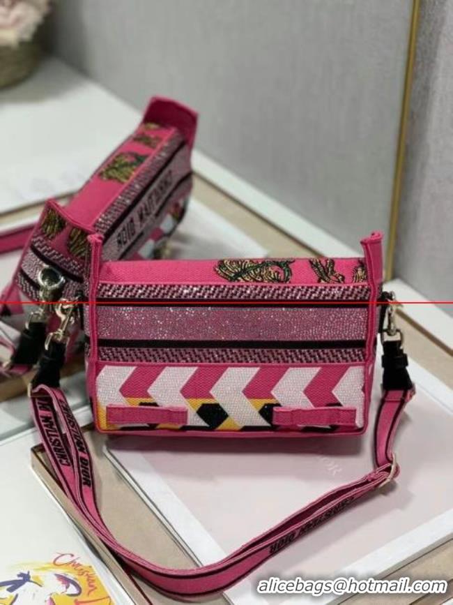 AAAAA DIOR BOBBY BAG Embroidery C0803 pink