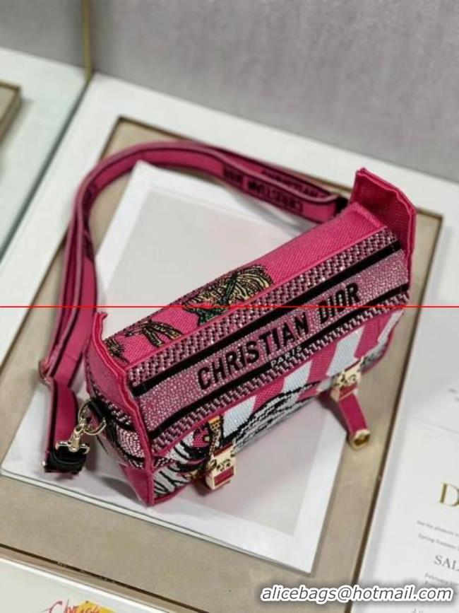 AAAAA DIOR BOBBY BAG Embroidery C0803 pink