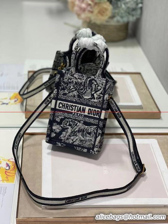 Modern DIOR SMALL BOBBY BAG Embroidery C9002-2 