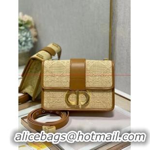 Purchase Dior 30 MONTAIGNE BAG Frosted Calfskin C9268 Apricot