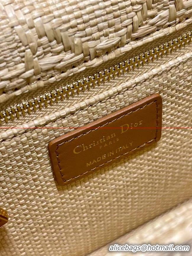 Purchase Dior 30 MONTAIGNE BAG Frosted Calfskin C9268 Apricot