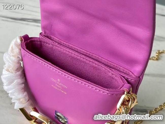 Fashion Louis vuitton WALLET ON STRAP BUBBLEGRAM M81125 Fuchsia