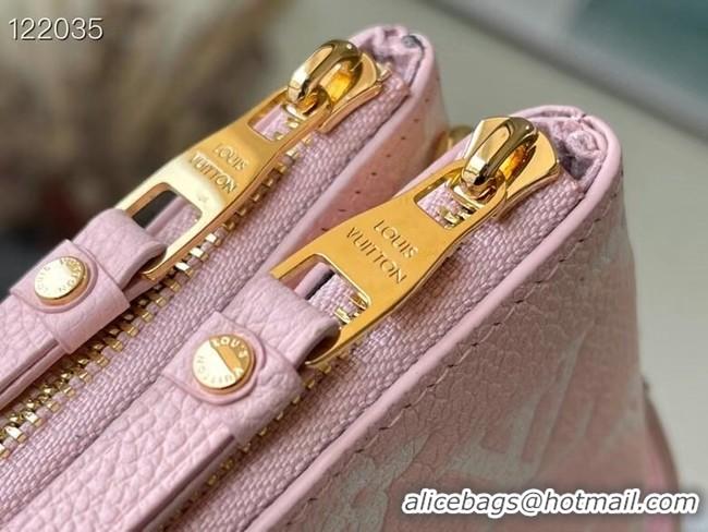 Discount Louis Vuitton DOUBLE ZIP POCHETTE M81429 Candy Pink