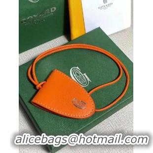 Refined Goyard Croc Universel Magnetic Bag/Fastening Bag Charm GY1407 Orange