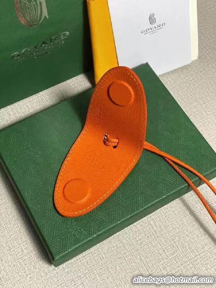 Refined Goyard Croc Universel Magnetic Bag/Fastening Bag Charm GY1407 Orange