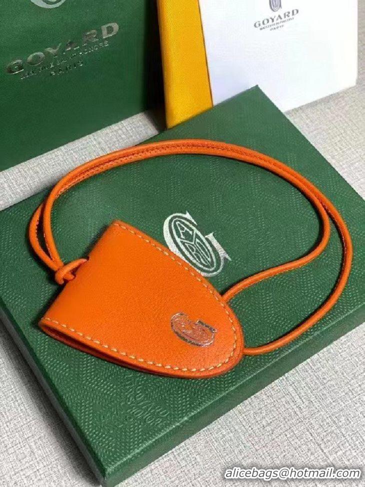 Refined Goyard Croc Universel Magnetic Bag/Fastening Bag Charm GY1407 Orange