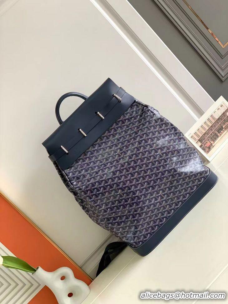 Buy Classic Goyard Steamer PM Bag Travel Bag G1407 Navy Blue