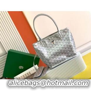 Unique Style Goyard Original Anjou Reversible Bag Mini 2399 Silver