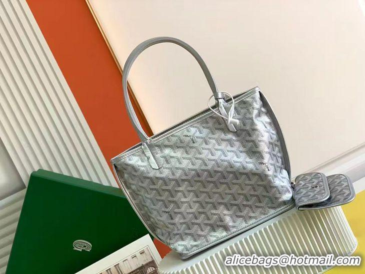 Unique Style Goyard Original Anjou Reversible Bag Mini 2399 Silver