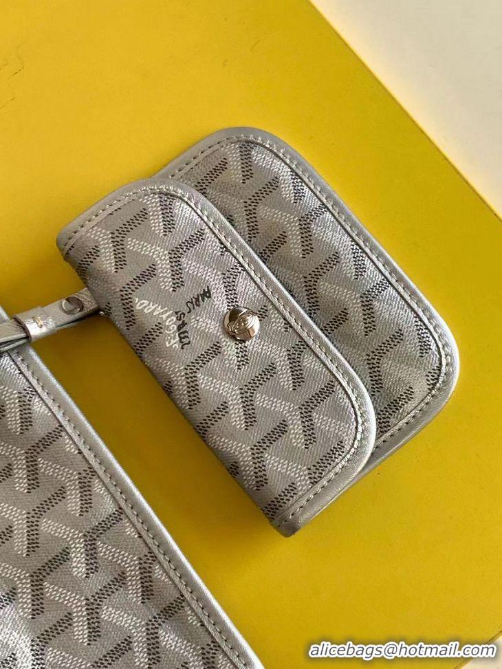 Unique Style Goyard Original Anjou Reversible Bag Mini 2399 Silver