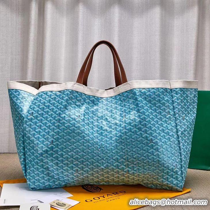 Pretty Style Goyard Mediterranee Tote Bag G2161 Turquoise Blue