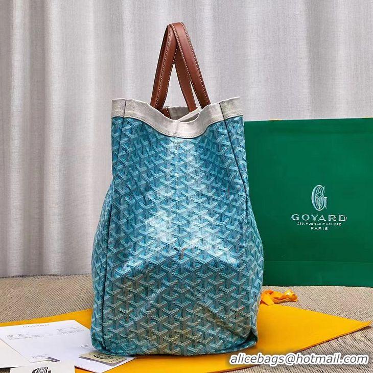 Pretty Style Goyard Mediterranee Tote Bag G2161 Turquoise Blue