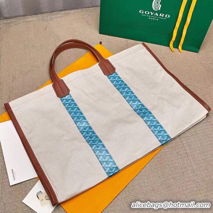 Pretty Style Goyard Mediterranee Tote Bag G2161 Turquoise Blue