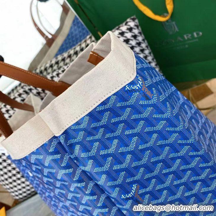 Crafted Discount Goyard Mediterranee Tote Bag G2161 Light Blue