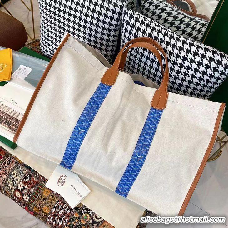 Crafted Discount Goyard Mediterranee Tote Bag G2161 Light Blue