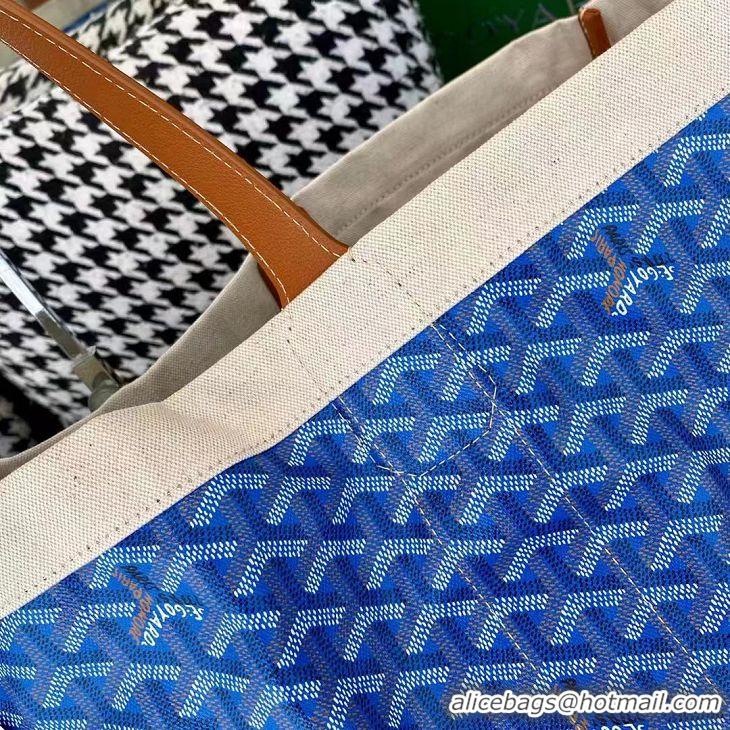 Crafted Discount Goyard Mediterranee Tote Bag G2161 Light Blue