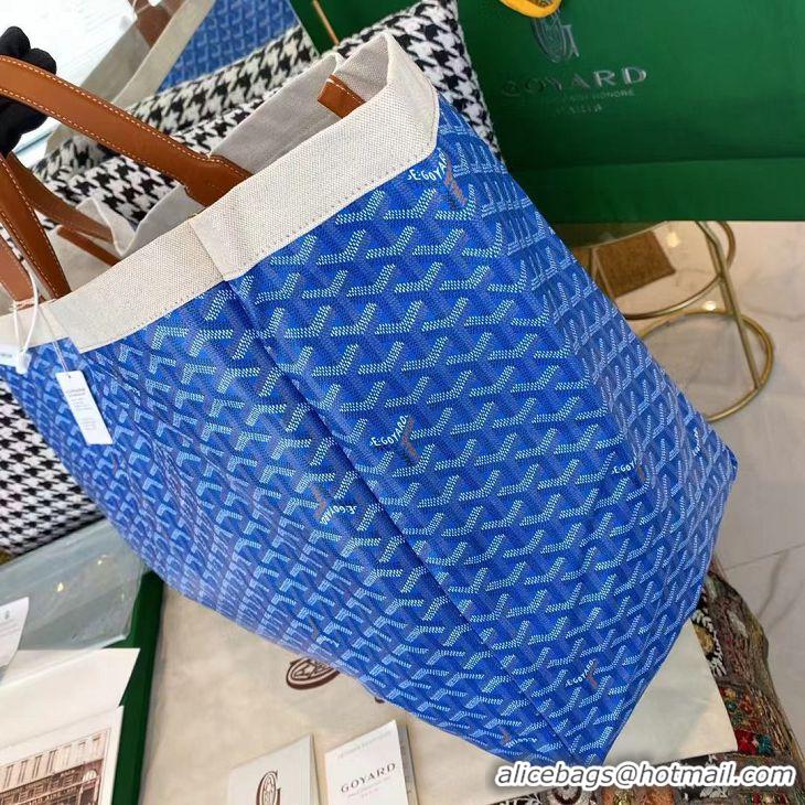 Crafted Discount Goyard Mediterranee Tote Bag G2161 Light Blue