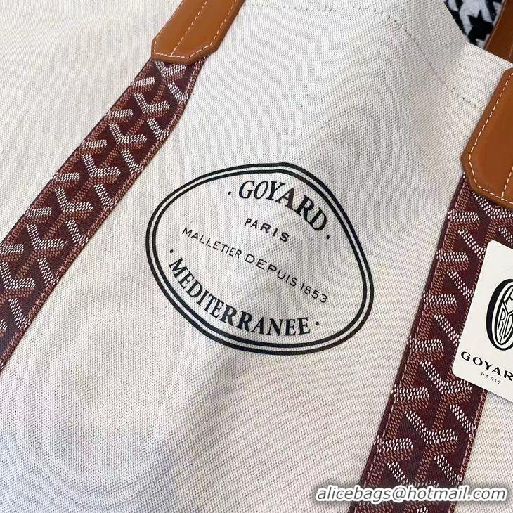 Famous Brand Goyard Mediterranee Tote Bag G2161 Burgundy