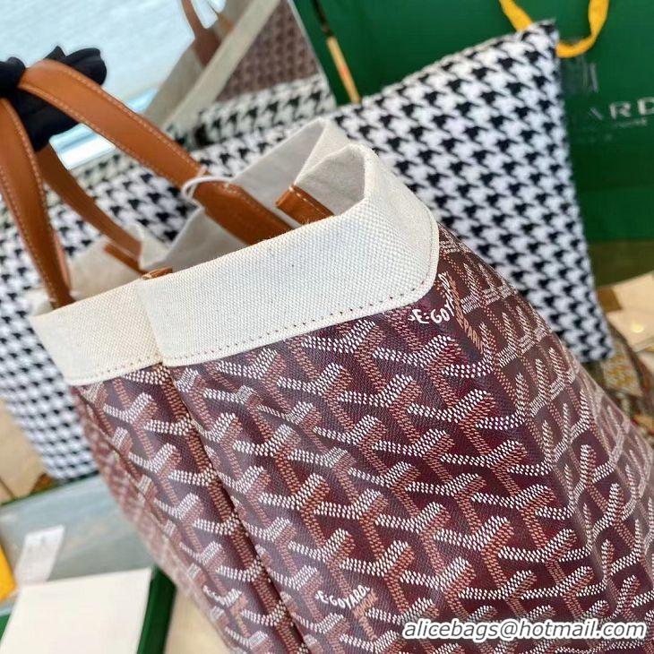 Famous Brand Goyard Mediterranee Tote Bag G2161 Burgundy