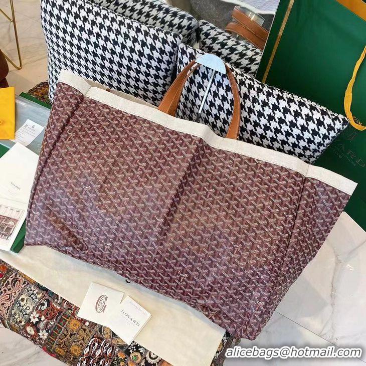 Famous Brand Goyard Mediterranee Tote Bag G2161 Burgundy