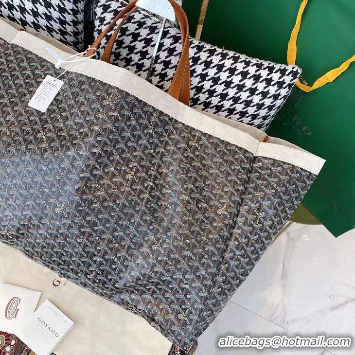 Most Popular Goyard Mediterranee Tote Bag G2161 Black And Tan