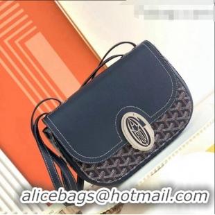 Top Quality Goyard 233 Crossbody Bag G8960 Navy Blue