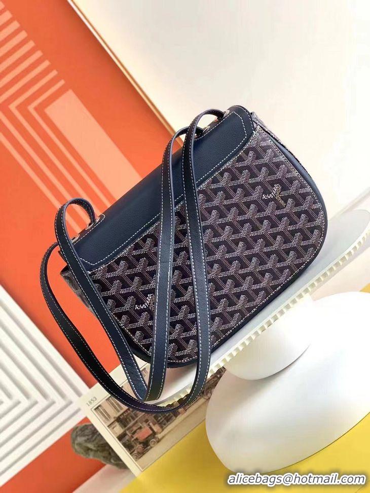 Top Quality Goyard 233 Crossbody Bag G8960 Navy Blue