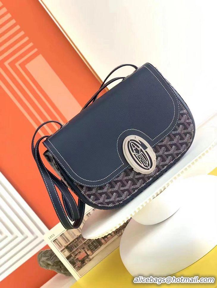 Top Quality Goyard 233 Crossbody Bag G8960 Navy Blue