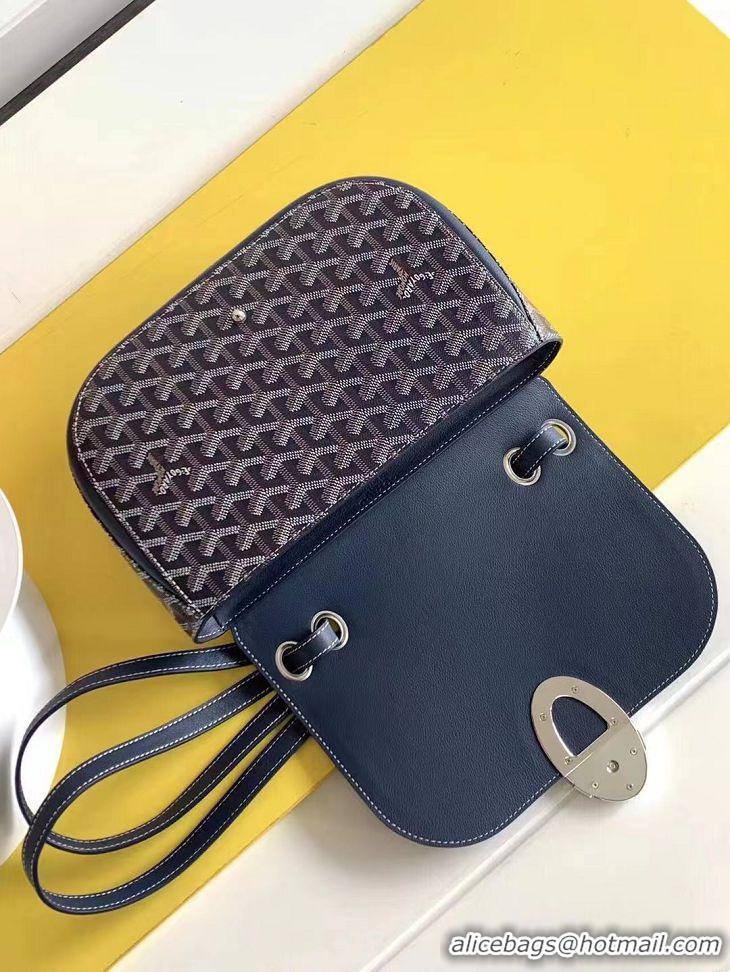 Top Quality Goyard 233 Crossbody Bag G8960 Navy Blue